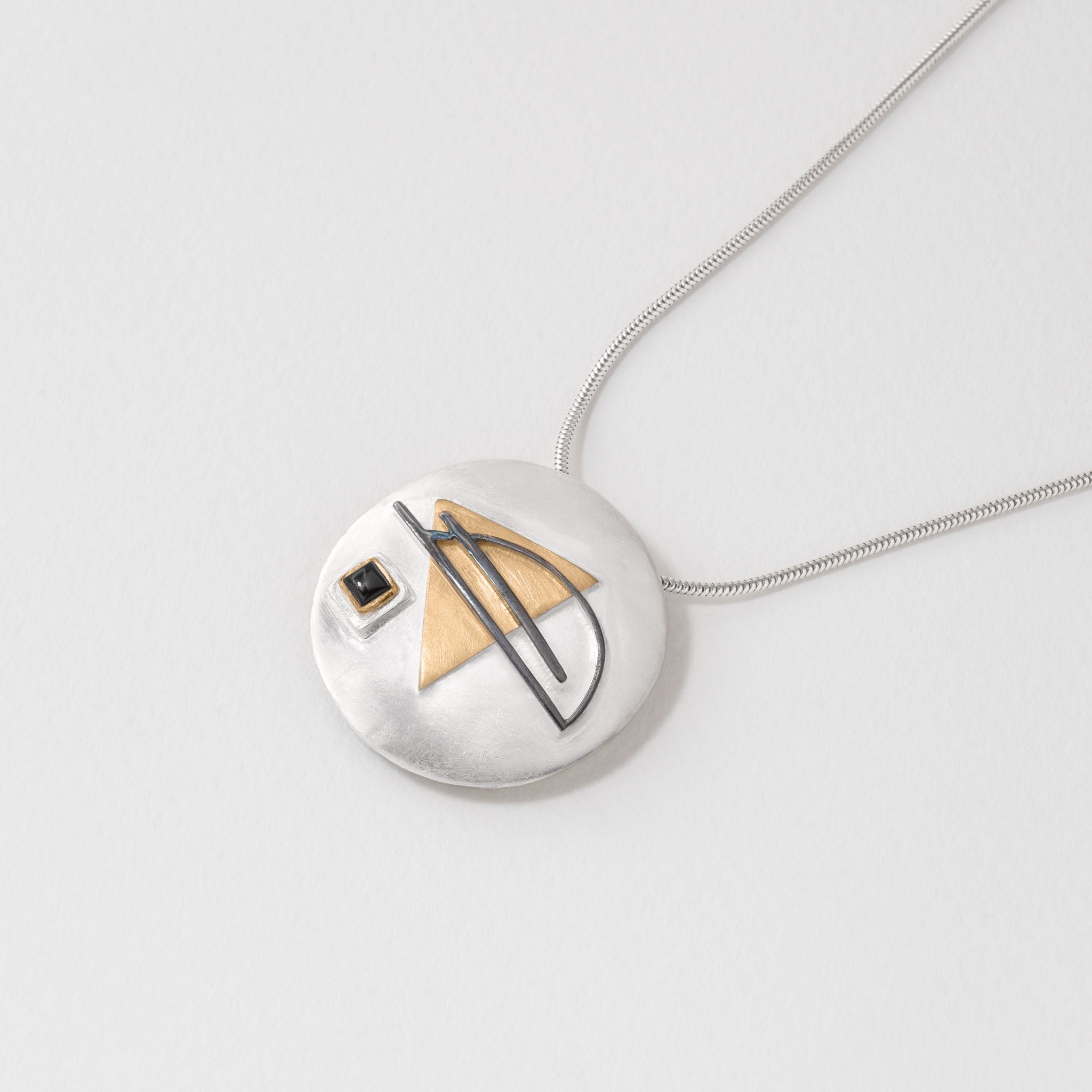 Bauhaus 2-in-1 Brooch & Necklace