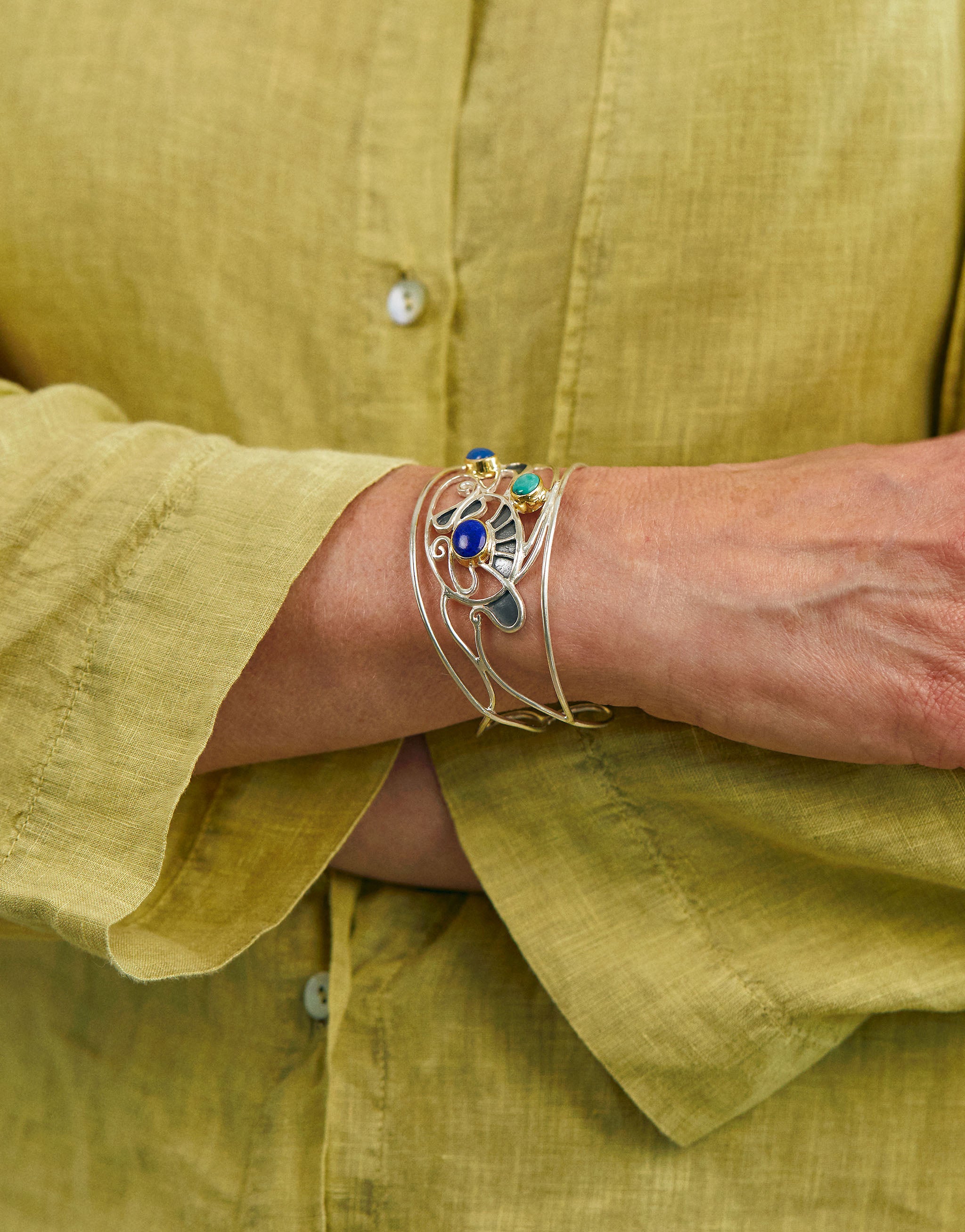 Gaudi Green Bangle